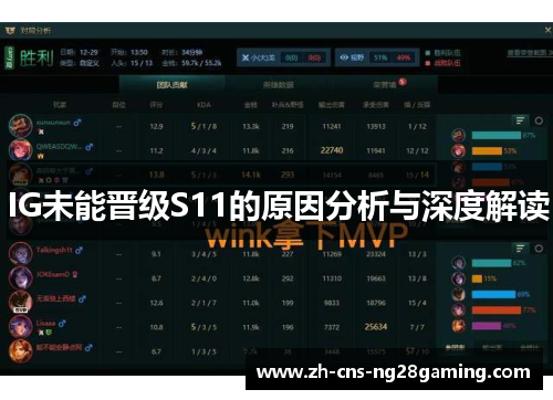IG未能晋级S11的原因分析与深度解读