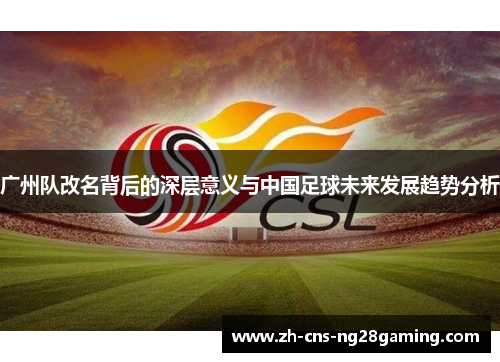 广州队改名背后的深层意义与中国足球未来发展趋势分析